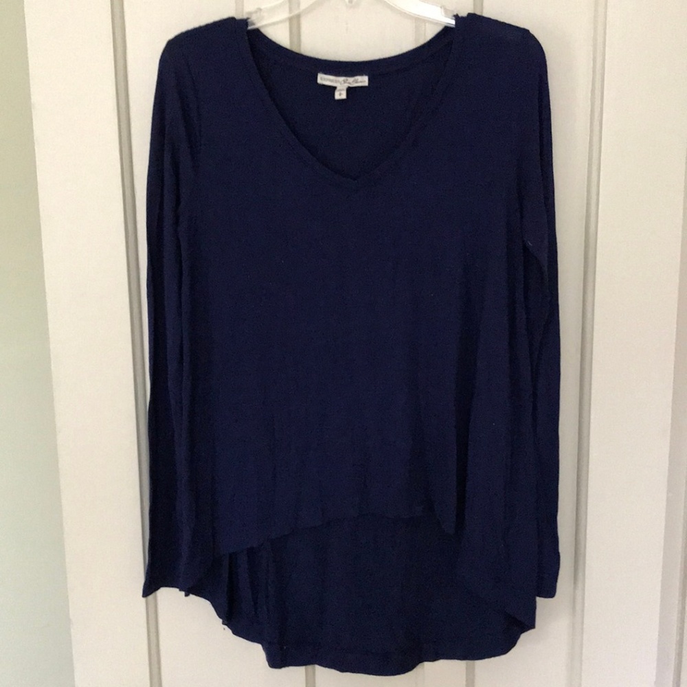Express Small Navy Long Sleeve Tee